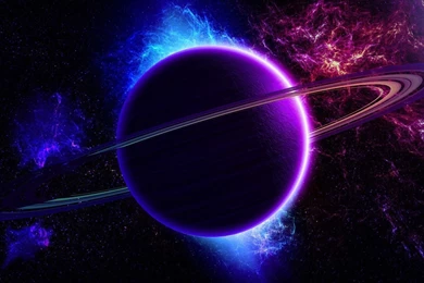 Blue And Purple Planet Wallpapers   Fantasy Wallpapers