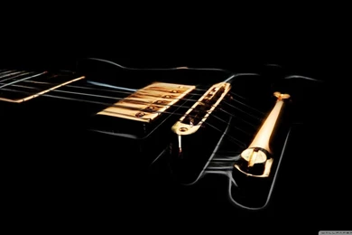 Black Electric Guitar HD Desktop Wallpapers : High Definition : Mobile