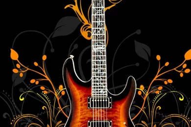 IPhone wallpaper guitar images 1080x1920 iphone 6 plus black and orange guitar.jpg