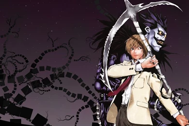 Death Note Light Dies   Wallpaper.