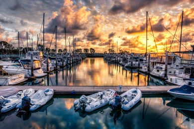 Sunset In San Diego Harbor Wallpapers :: HD Wallpapers
