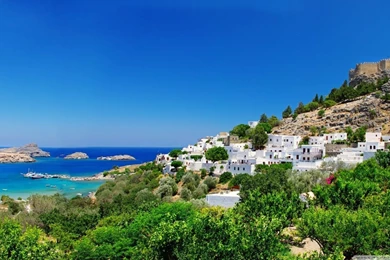 Greece Coast HD Desktop Wallpapers : High Definition : Fullscreen ...