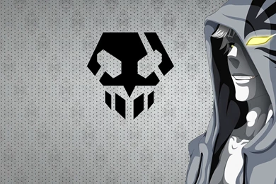 Bleach Grey Backgrounds Hollow Ichigo Kurosaki Ichigo Yellow Eyes ...