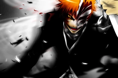 Ichigo With Hollow Mask In Action   2560x1920   Wallpapers