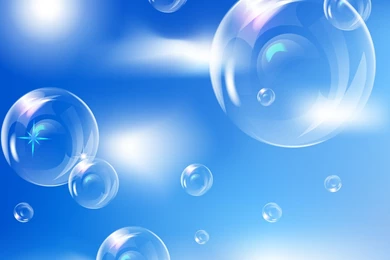 Bubbles In Sky PPT Backgrounds   3D, Blue, Colors, White   PPT ...