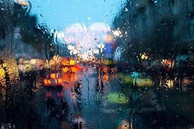 1600x1000px Creative Wallpapers Glass In The Rain