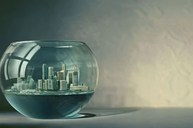 Creative City Buildings Water Bowl HD Wallpapers.jpg