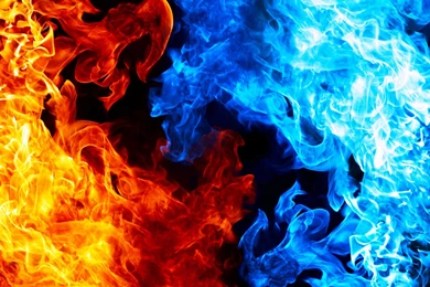 Download Blue And Red Fire HD Wallpapers For 4K 3840 X 2160 ...