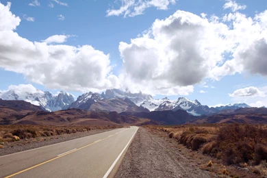 Argentina, Patagonia, El Chalten, Mount Fitzroy Widescreen ...