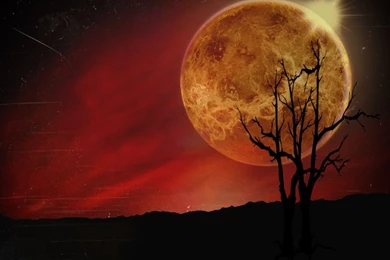 Venusian Sunset Dark PPT Backgrounds 1024x768 Resolutions ...