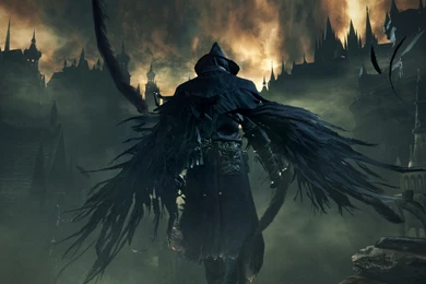 Download Wallpapers 3840x2160 Bloodborne, Dark Souls, Wings ...