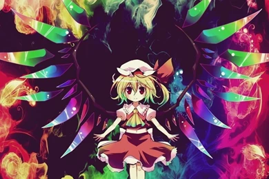 Flandre Scarlet   Touhou Wallpapers (22639586)   Fanpop