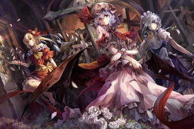 Wallpapers Of The Week: Flandre Scarlet, Remillia Scarlet, & Sakuya ...