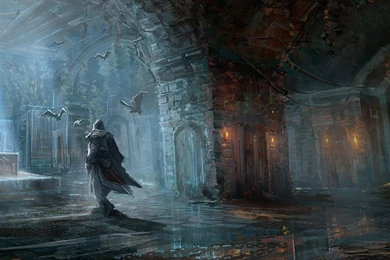 Download Wallpapers 2560x1024 Assassins Creed, Emblem, Backgrounds ...