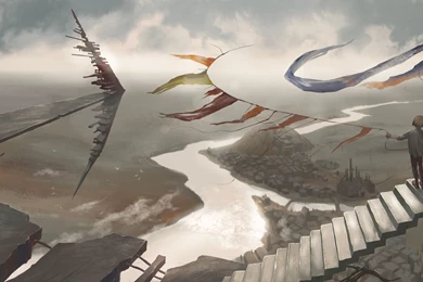 Anime Fantasy Scenery Wallpapers