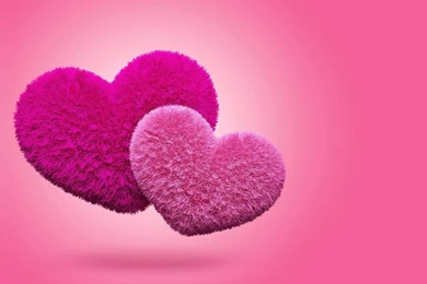 Download Fluffy Hearts HD Wallpapers