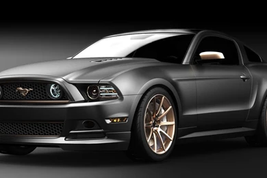 Ford Mustang GT Black Desktop Wallpapers