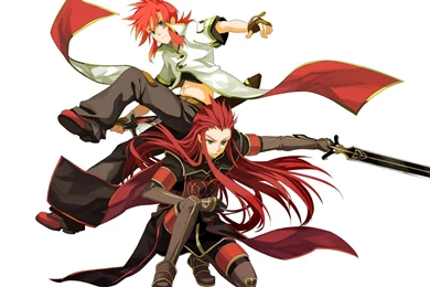 Download Wallpapers 1920x1080 Anime, Boy, Girl, Fight, Move, Sword ...