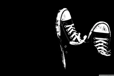 Sneakers Black And White HD Desktop Wallpapers : High Definition ...