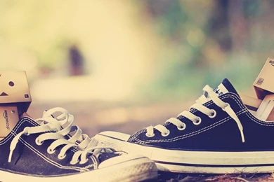 Download Wallpapers 2560x1024 Danboard, Pair, Sneakers, Funny ...