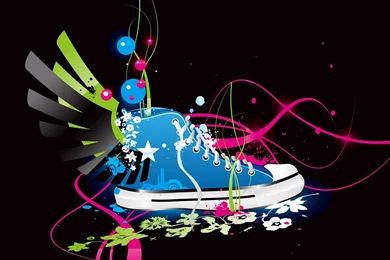 Converse Shoes Sneakers Vectors Wallpapers   (
