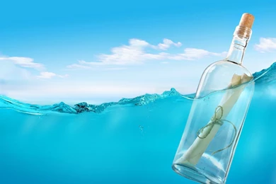 Wallpapers Ink In Water Bottle Letter Pictures Hd Zonehd 1920x1080 ...