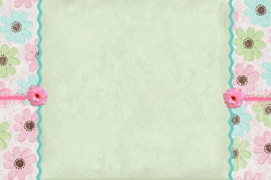 My Style Backgrounds: Spring Flowers 3 Column