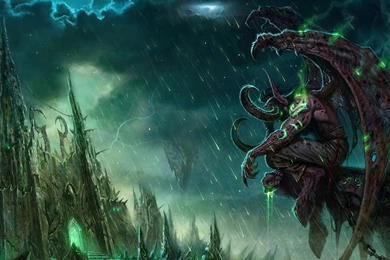 Download Wallpapers 1920x1080 Wow, Illidan, World Of Warcraft ...