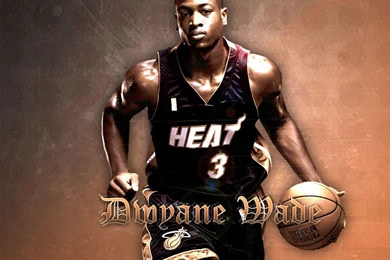 Dwyane Wade Dribbling Wallpapers