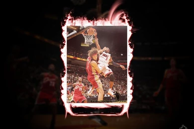 Dwyane Wade Dunk Over Varejao Wallpapers