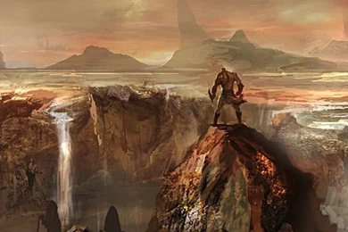 Download God Of War Underworld Artwork Wallpapers For iPhone 4