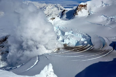 Nature: Fumarole On Mount Redoubt, Alaska, USA, Desktop Wallpapers ...