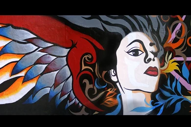 Woman Graffiti Wallpapers