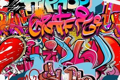 Graffiti wallpapers graffiti wall urban hip hop background royalty ...