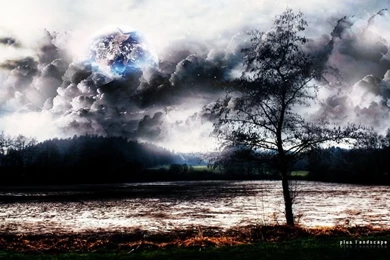 Landscape Moon Awesome Landscape – Nature Sky HD Desktop Wallpapers