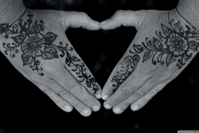 Floral Henna Tattoo HD Desktop Wallpapers : Widescreen : High ...