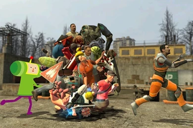 Download Katamari Against Valve Widescreen Wallpaper—Free Wallpapers