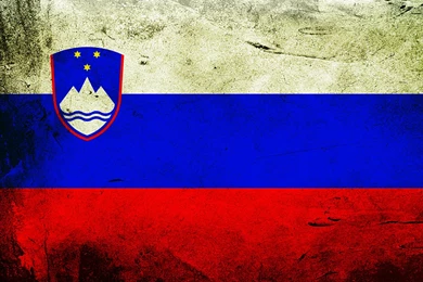 Slovenia Grunge Flags Flag Wallpapers   (