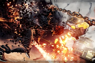 Delsin Fighting With Chains, InFAMOUS Second Son   1920x1080 ...