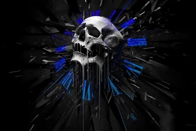 22 Clocks Desktop Wallpapers Download Skull Melting Clocks ...
