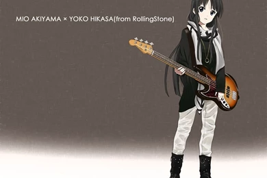 Mio Akiyama X Yoko Hikasa   K ON! Wallpapers (14868286)   Fanpop