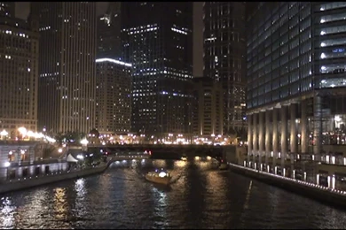 Downtown Chicago At Night   YouTube
