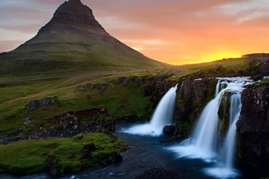 Mountain Waterfall Wallpapers   Nature Wallpapers