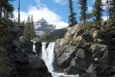 Wall Paper :: The Lower Falls On Waterfall Creek Near Cline River ...