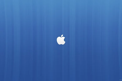 Download 2560x1440 Apple Logo On A Blue Backgrounds Wallpapers