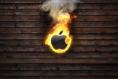 2560x1440 Burning Apple Wallpapers