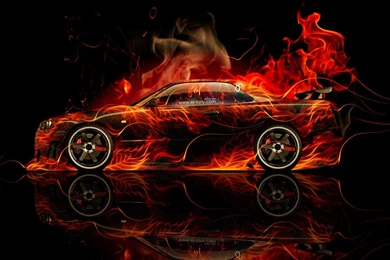 Nissan Skyline GTR R34 JDM Side Fire Car 2014 « El Tony