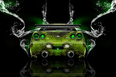 Nissan Skyline GTR R34 Fantasy Water Kiwi Car 2014 « El Tony