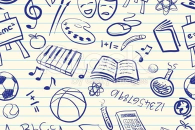 Seamless School Wallpaper Backgrounds Stock Vector Art 8241450   IStock