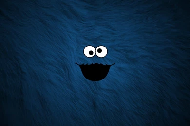 Cartoon Cookie Monster Cool Artistic Wallpaper.jpg